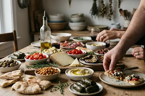 How to Build a Mediterranean Dinner Around One Good Cheese