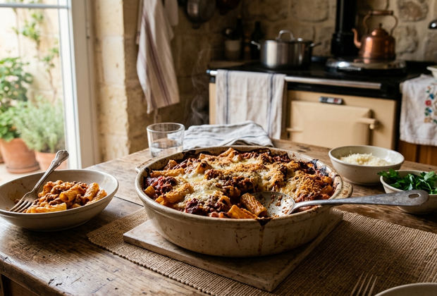 Image showing baked_pasta