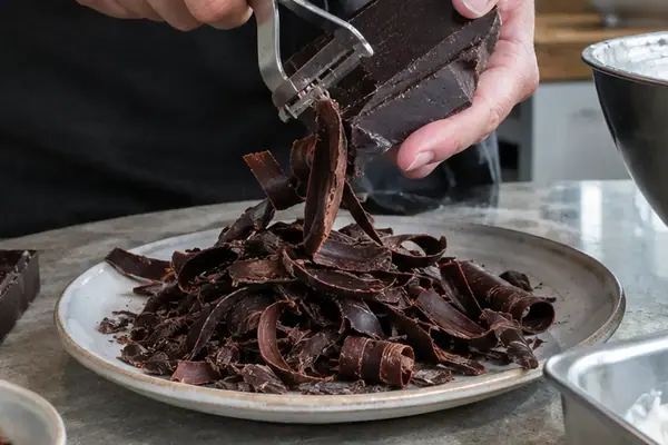 Creating Shatteringly Crisp Chocolate Ribbons in Homemade Stracciatella
