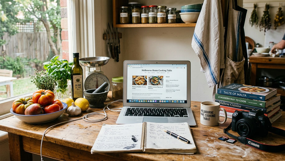 Image showing melbourne_home_cooking_table