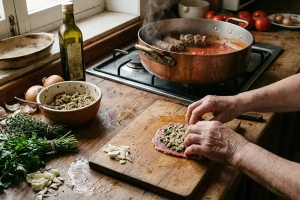 Traditional Maltese Bragioli: A Step-by-Step Braising Walkthrough